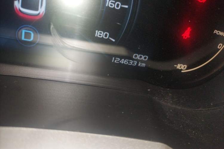Used Geely Auto Emgrand GSe 2018 Zunshang Model Odometer Close Up