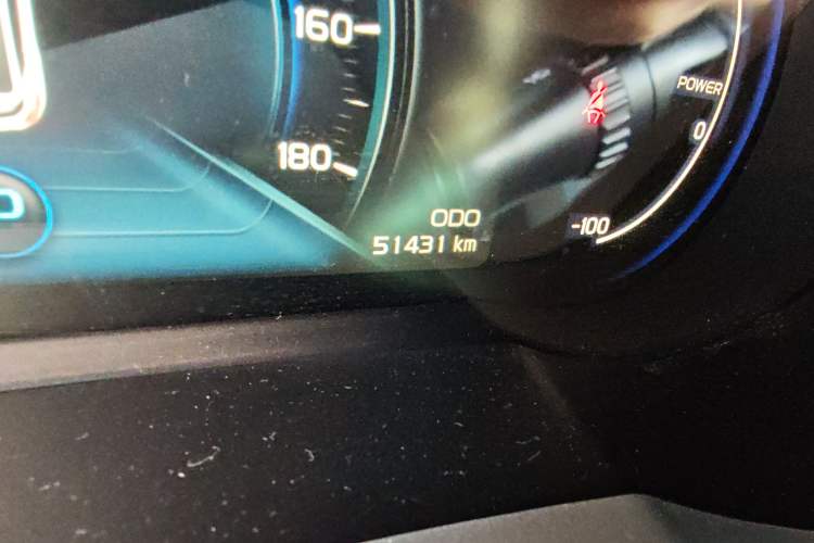 Used Geely Auto Emgrand GSe 2018 Zunshang Model Odometer Close Up