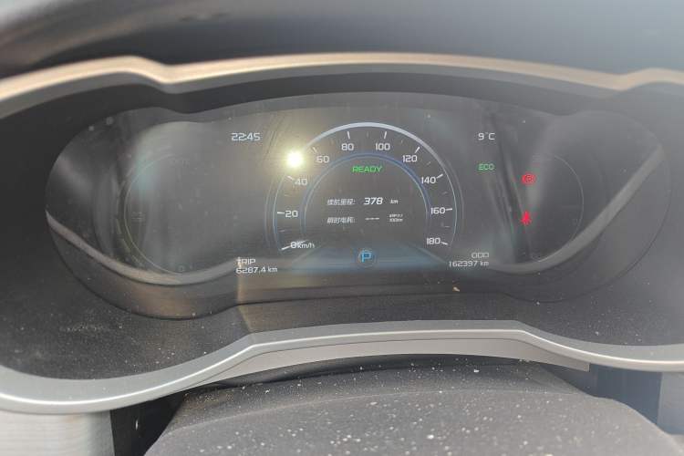 Used Geely Auto Emgrand GSe 2018 LingShang Model Odometer Close Up