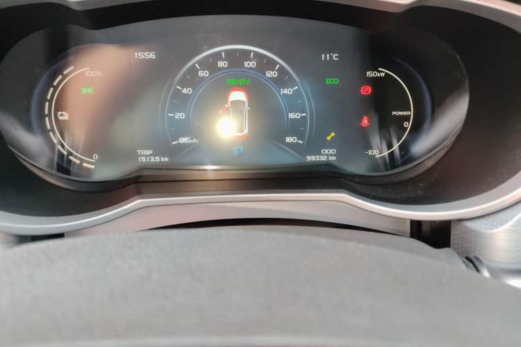 Used Geely Auto Emgrand GSe 2018 Zunshang Model Odometer Close Up