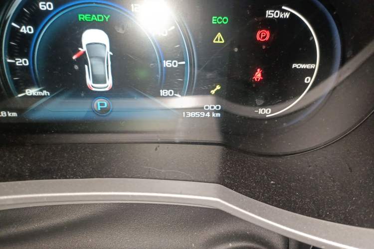 Used Geely Auto Emgrand GSe 2018 Zunshang Model Odometer Close Up