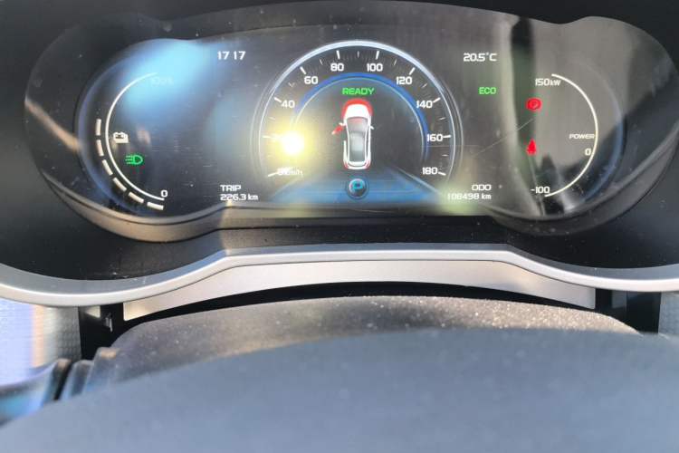 Used Geely Auto Emgrand GSe 2018 Zunshang Model Odometer Close Up