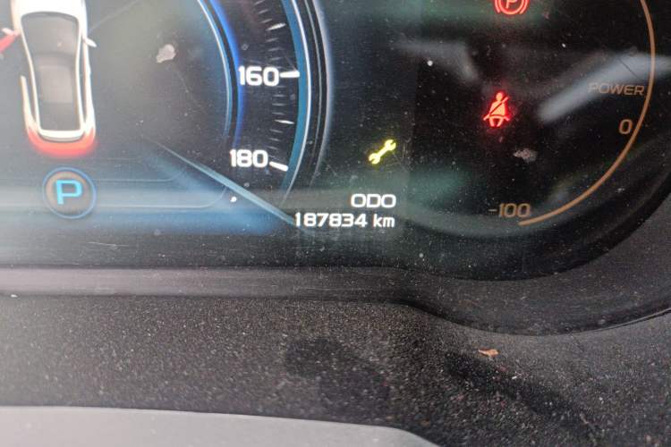 Used Geely Auto Emgrand GSe 2018 LingShang Model Odometer Close Up