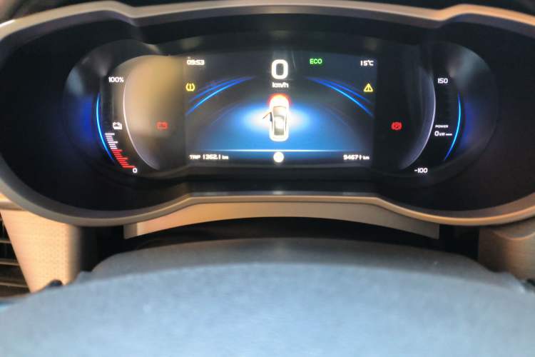 Used Geely Auto Emgrand GSe 2020 500 LingShang Model Odometer Close Up