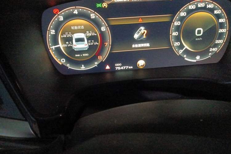 Used Geely Auto Emgrand GT 2018 1.5T MHEV Yaoxiang Edition Odometer Close Up