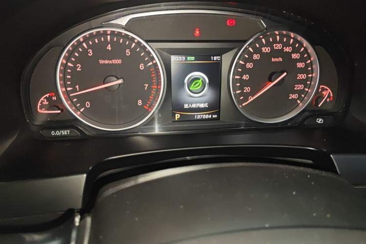 Used Geely Auto Emgrand GT 2018 1.8T Comfort Smart Leading Edition Odometer Close Up