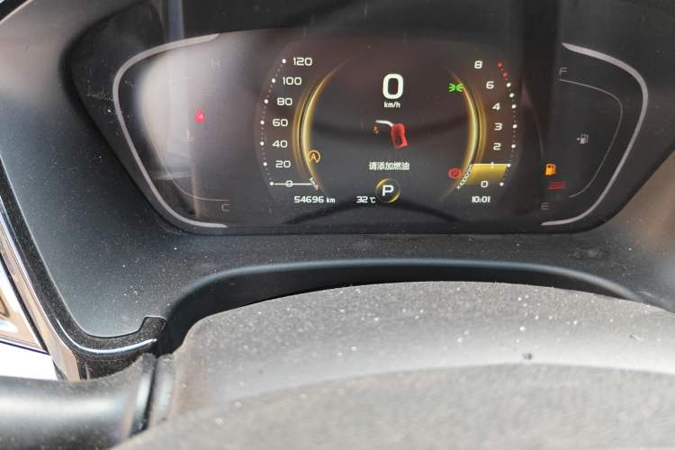 Used Geely Auto Emgrand GT 2018 1.5T MHEV YAOCHI Edition Odometer Close Up