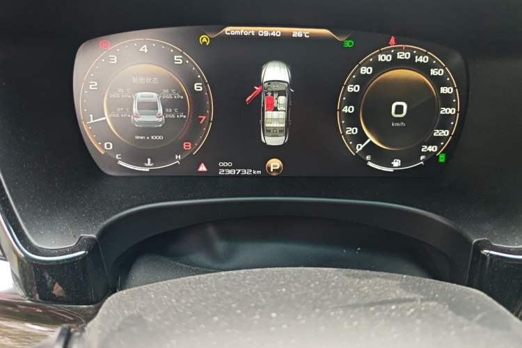 Used Geely Auto Emgrand GT 2018 1.5T MHEV Yaozhi Edition Odometer Close Up