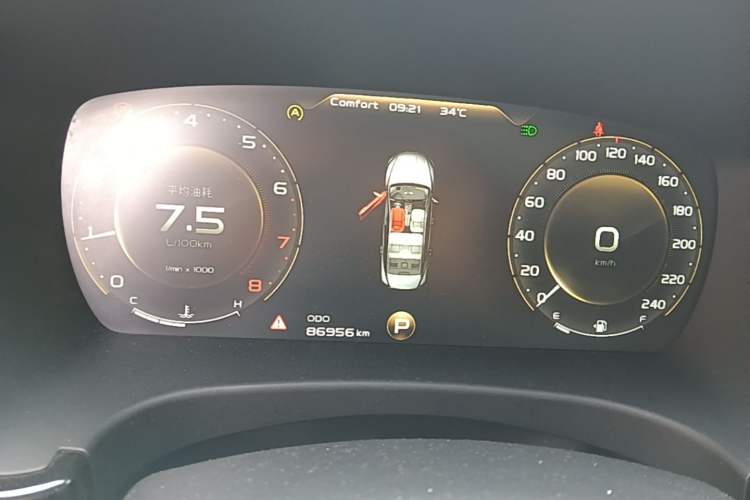 Used Geely Auto Emgrand GT 2018 1.5T MHEV Yaoxiang Edition Instrument Cluster