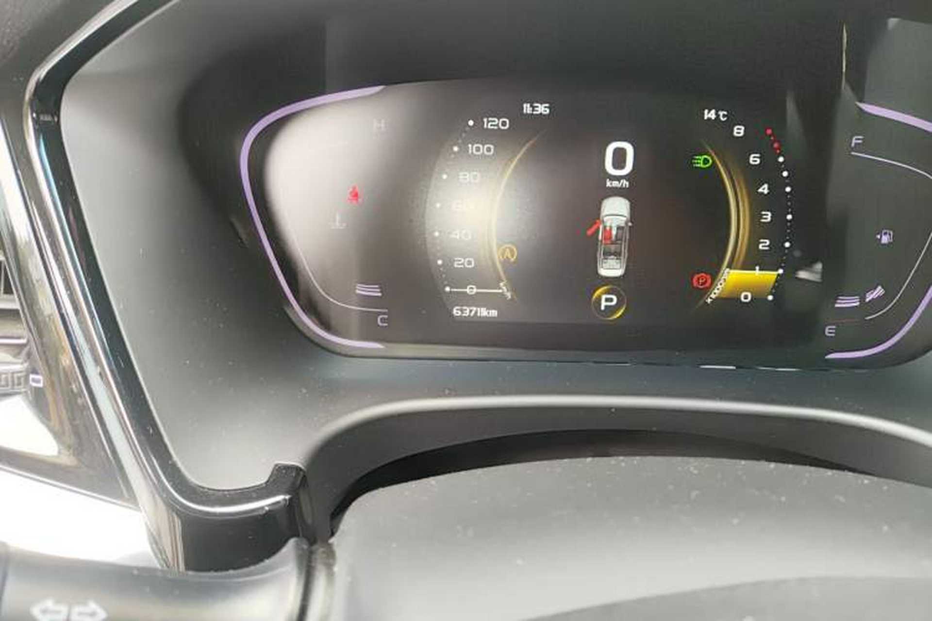 Used Geely Auto Emgrand GT 2018 1.5T MHEV YAOCHI Edition Odometer Close Up