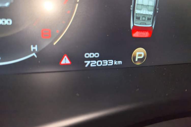 Used Geely Auto Emgrand GT 2018 1.5T MHEV Yaoxiang Edition Odometer Close Up