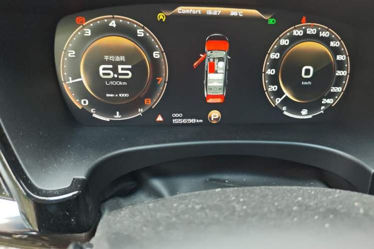 Used Geely Auto Emgrand GT 2018 1.5T MHEV Yaozhi Edition Odometer Close Up