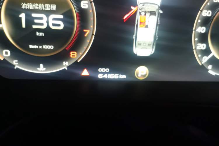 Used Geely Auto Emgrand GT 2018 1.5T MHEV Yaoxiang Edition Odometer Close Up