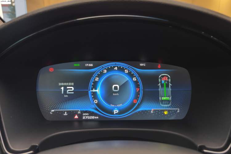 Used Geely Auto Emgrand GT 2018 1.5T MHEV Yaoxiang Edition Odometer Close Up