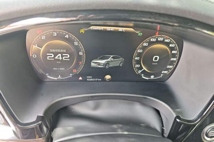 Used Geely Auto Emgrand GT 2018 1.5T MHEV Yaoxiang Edition Odometer Close Up