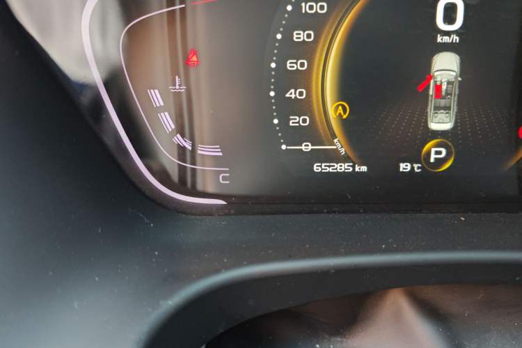 Used Geely Auto Emgrand GT 2018 1.5T MHEV YAOCHI Edition Odometer Close Up