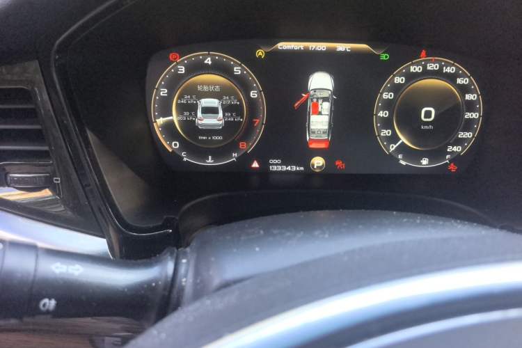 Used Geely Auto Emgrand GT 2018 1.5T MHEV Yaoxiang Edition Odometer Close Up