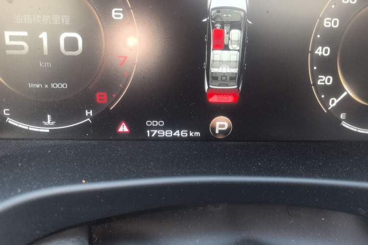 Used Geely Auto Emgrand GT 2018 1.5T MHEV Yaozun Edition Odometer Close Up