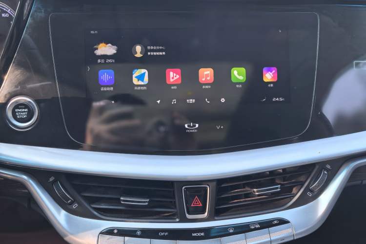Used Geely Auto Emgrand GT 2020 1.8T Flagship Edition Audio And AC Panel