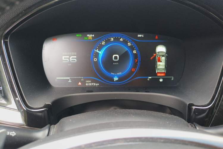 Used Geely Auto Emgrand GT 2020 1.5T MHEV Yaozun Edition Odometer Close Up