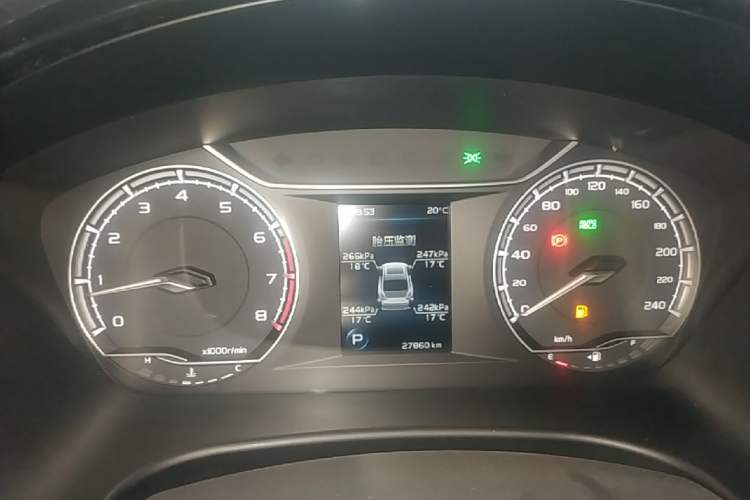 Used Geely Auto Emgrand GT 2020 Revised 1.8T Navigation Edition Instrument Cluster
