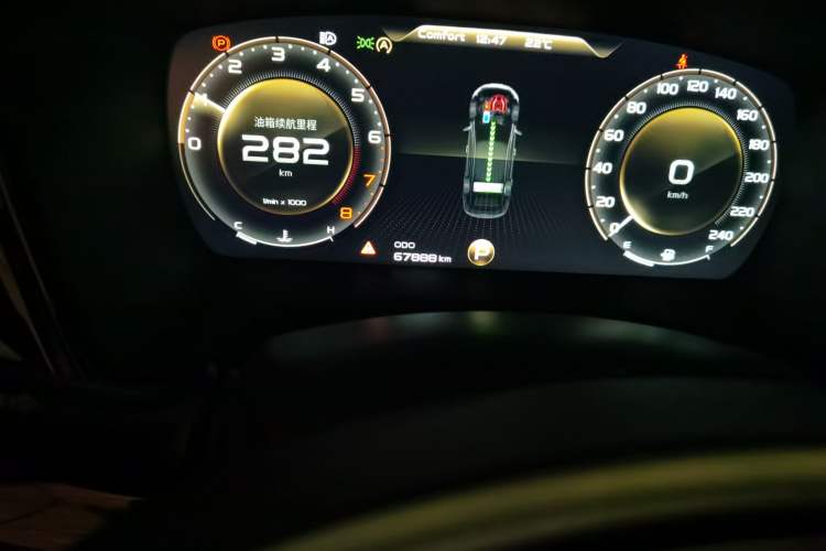 Used Geely Auto Emgrand GT 2020 1.5T MHEV Yaozun Edition Odometer Close Up