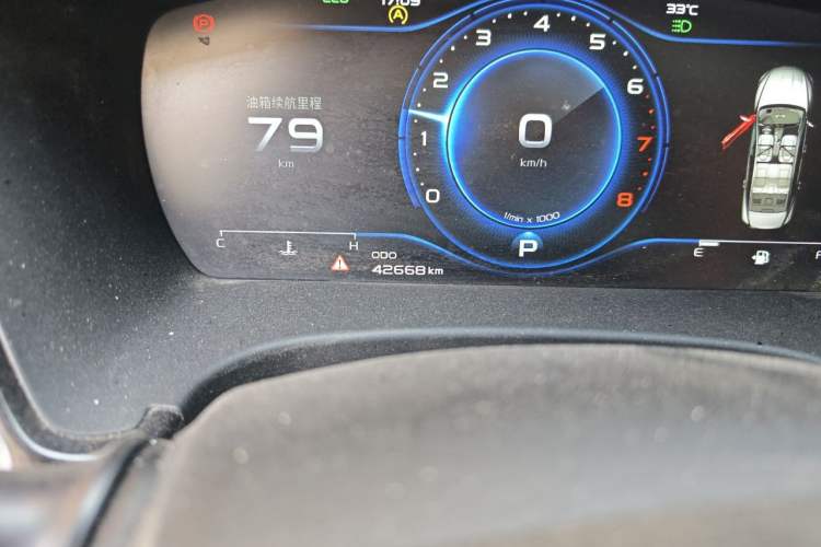 Used Geely Auto Emgrand GT 2020 1.5T MHEV Yaozun Edition Odometer Close Up