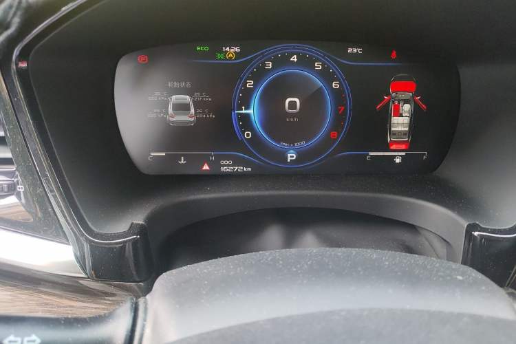 Used Geely Auto Emgrand GT 2020 1.5T MHEV Yaoxiang Edition Odometer Close Up