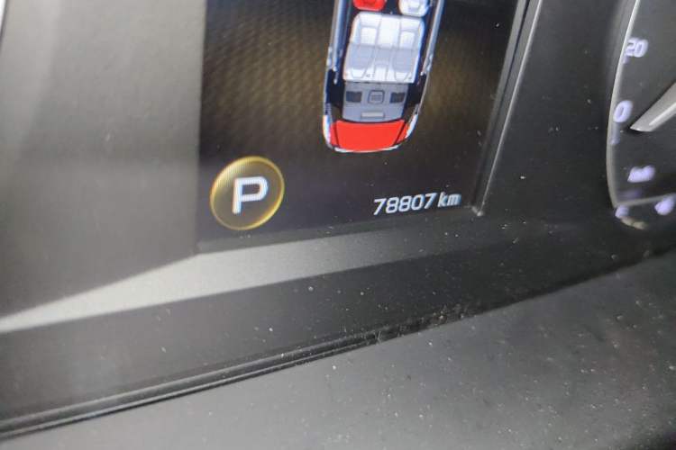Used Geely Auto Emgrand GT 2020 1.8T Flagship Edition Odometer Close Up