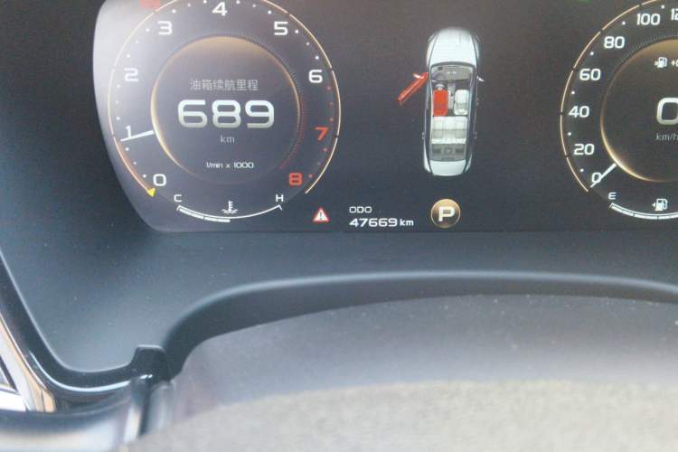 Used Geely Auto Emgrand GT 2020 1.5T MHEV Yaoxiang Edition Odometer Close Up