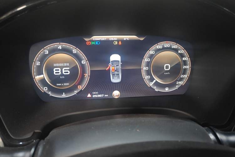 Used Geely Auto Emgrand GT 2021 1.8T Flagship Edition+ Instrument Cluster