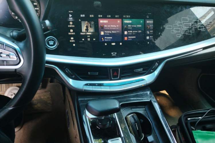 Used Geely Auto Emgrand GT 2021 1.8T National Style Edition Audio And AC Panel