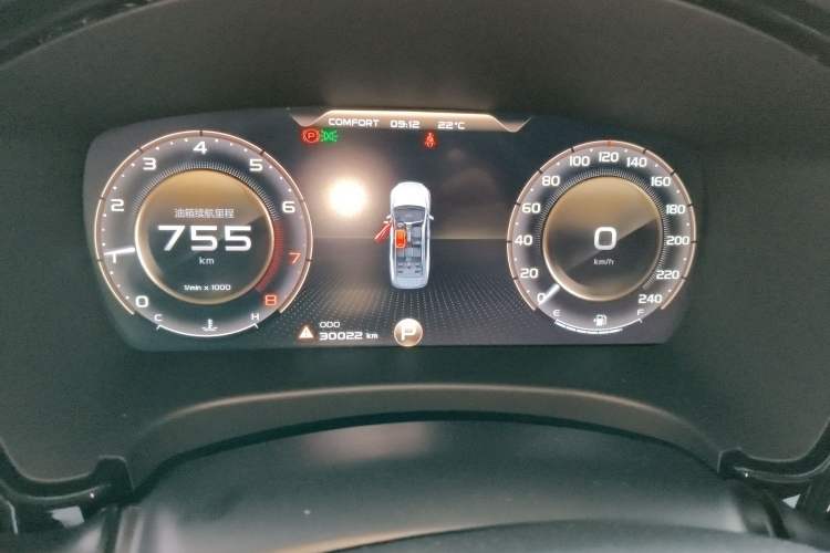 Used Geely Auto Emgrand GT 2021 1.8T Flagship Edition+ Instrument Cluster