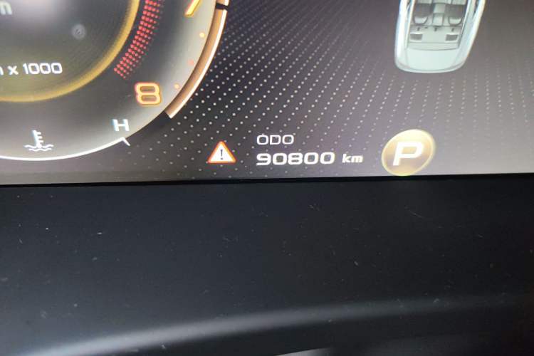 Used Geely Auto Emgrand GT 2021 1.8T Flagship Edition+ Odometer Close Up