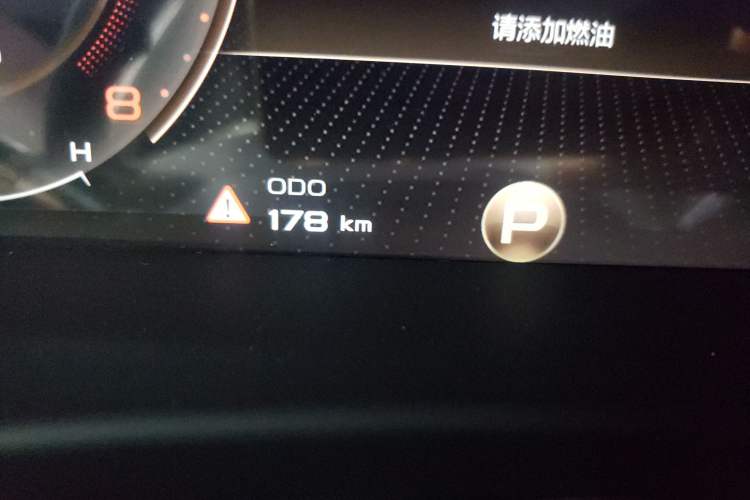 Used Geely Auto Emgrand GT 2021 1.8T National Style Edition Odometer Close Up