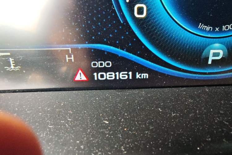 Used Geely Auto Emgrand GT 2021 1.8T Flagship Edition+ Odometer Close Up