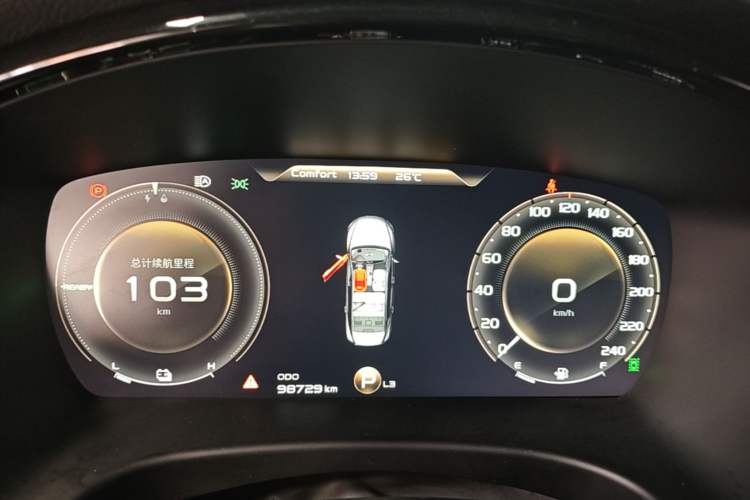 Used Geely Auto Emgrand GT New Energy 2018 1.5T PHEV Yao Ling Edition Instrument Cluster