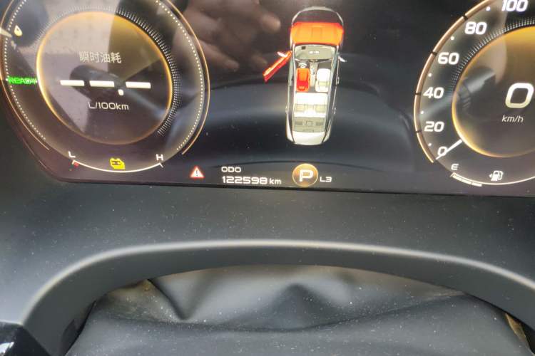 Used Geely Auto Emgrand GT New Energy 2018 1.5T PHEV Yaoxiang Edition Odometer Close Up