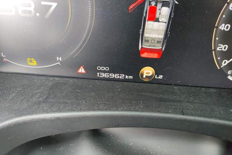 Used Geely Auto Emgrand GT New Energy 2018 1.5T PHEV Yaoxiang Edition Odometer Close Up