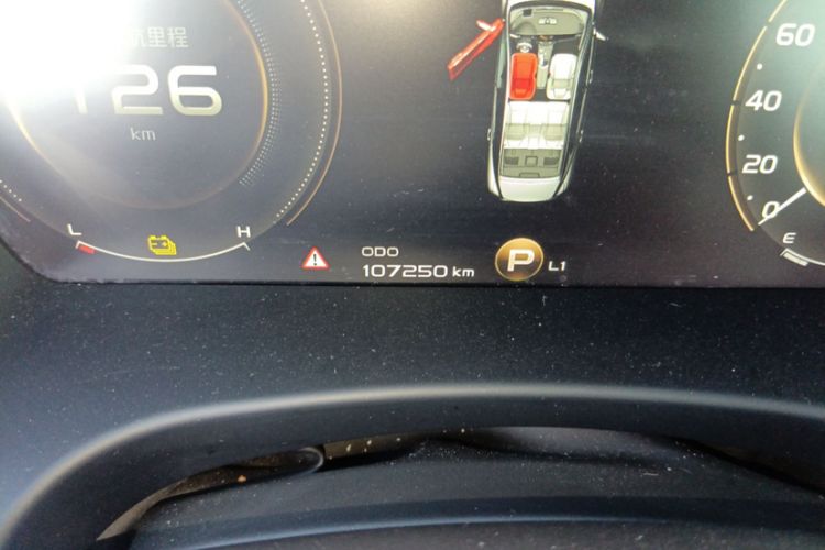 Used Geely Auto Emgrand GT New Energy 2018 1.5T PHEV Yaoxiang Edition Odometer Close Up