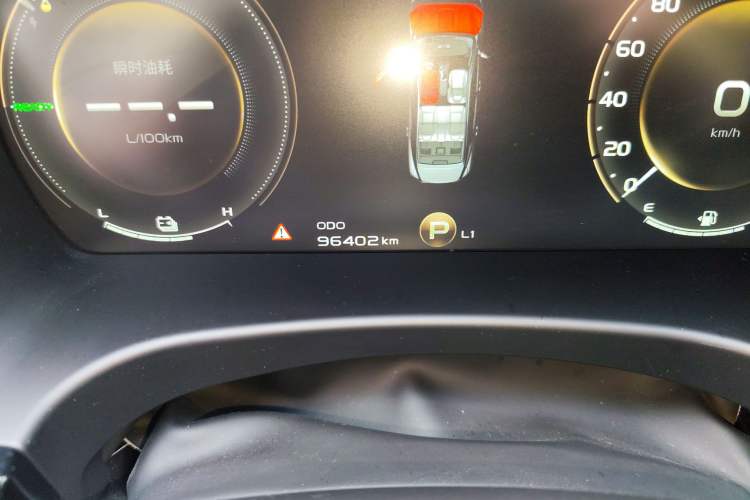 Used Geely Auto Emgrand GT New Energy 2018 1.5T PHEV Yao Ling Edition Odometer Close Up