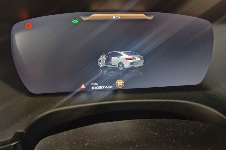 Used Geely Auto Emgrand GT New Energy 2018 1.5T PHEV Yaoxiang Edition Odometer Close Up