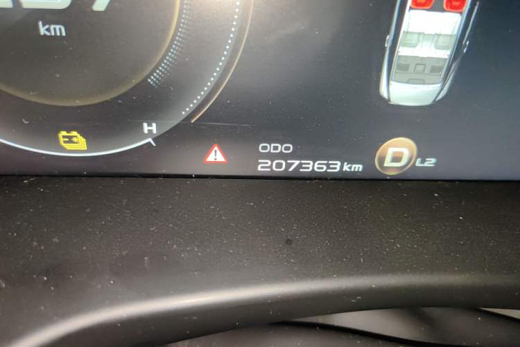 Used Geely Auto Emgrand GT New Energy 2018 1.5T PHEV Yao Ling Edition Odometer Close Up