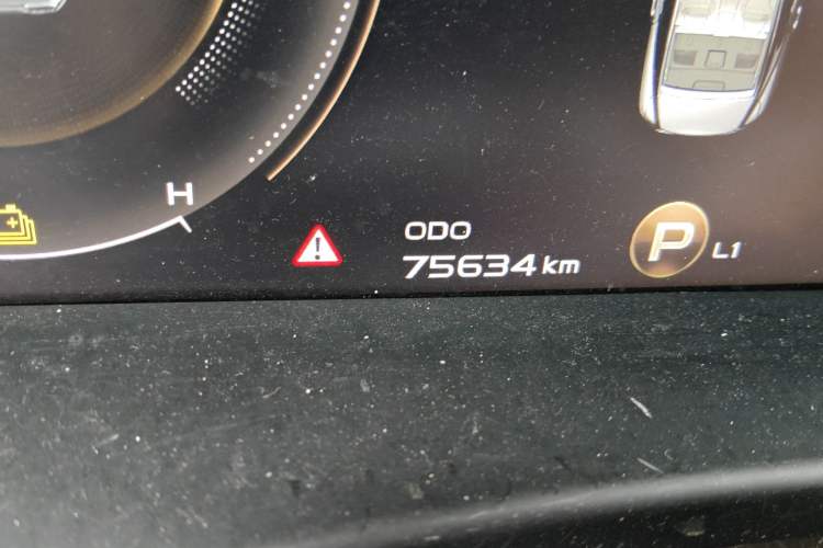 Used Geely Auto Emgrand GT New Energy 2018 1.5T PHEV Yaoxiang Edition Odometer Close Up