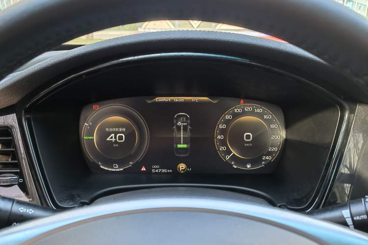 Used Geely Auto Emgrand GT New Energy 2018 1.5T PHEV Yaoxiang Edition Odometer Close Up