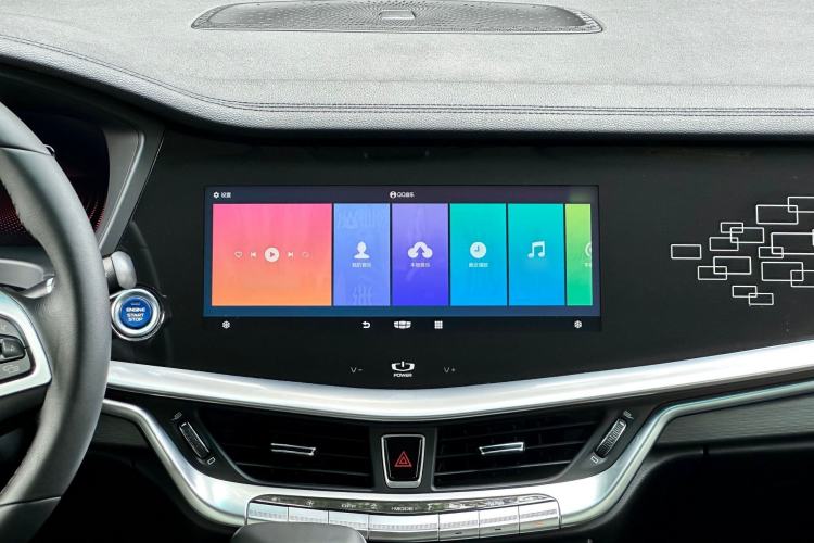 Used Geely Auto Emgrand GT New Energy 2021 1.5T ePro Enjoyment Edition Audio And AC Panel
