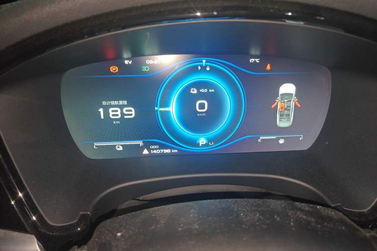 Used Geely Auto Emgrand GT New Energy 2021 1.5T ePro Elite Edition Odometer Close Up