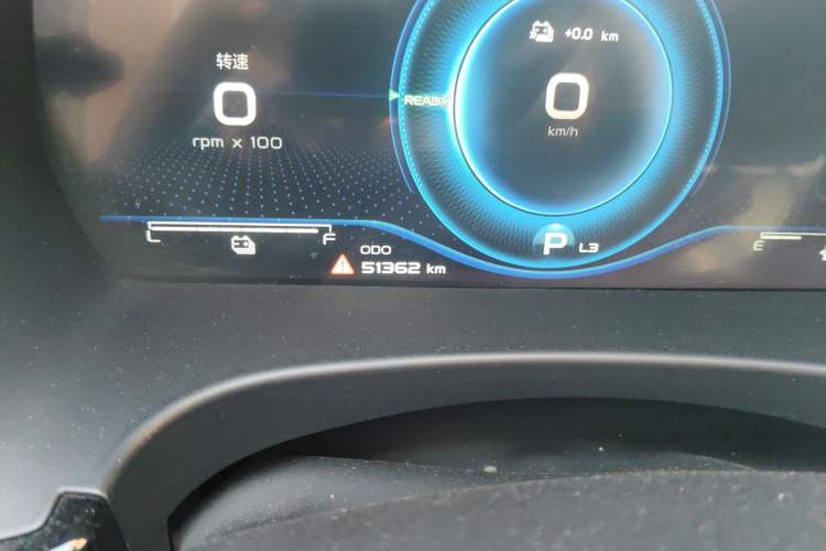 Used Geely Auto Emgrand GT New Energy 2021 1.5T ePro Elite Edition Odometer Close Up