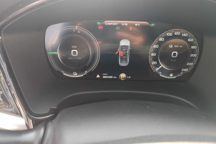 Used Geely Auto Emgrand GT New Energy 2021 1.5T ePro Elite Edition Odometer Close Up