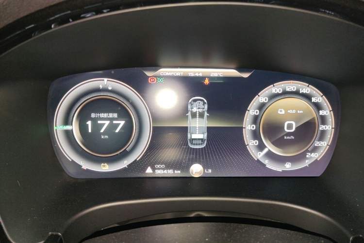 Used Geely Auto Emgrand GT New Energy 2022 1.5T PHEV Extended Range Prestige Version Instrument Cluster